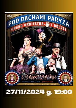 Słupsk Wydarzenie Spektakl "Pod Dachami Paryża" - koncert muzyki francuskiej