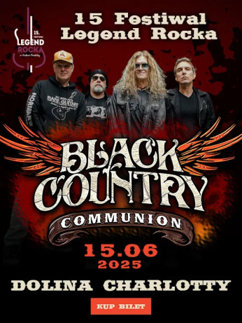 Słupsk Wydarzenie Koncert 15 Festiwal Legend Rocka w Dolinie Charlotty | Black Country Communion