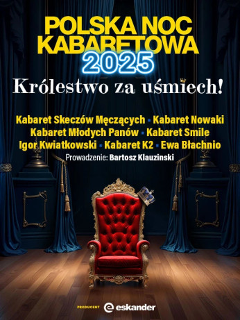 Słupsk Wydarzenie Kabaret Polska Noc Kabaretowa 2025